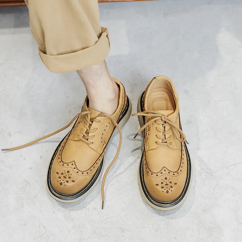 Stylish and Comfortable Outdoor Leather Motorcycle Riding Shoes