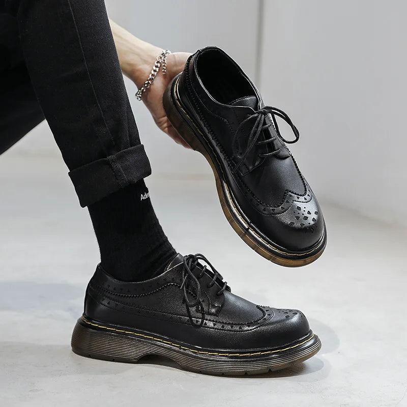 Stylish and Comfortable Outdoor Leather Motorcycle Riding Shoes