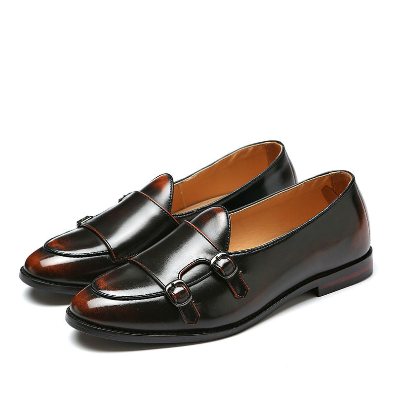 Men's Comfortable and Lightweight Monk Strap Loafers for Spring/Autumn