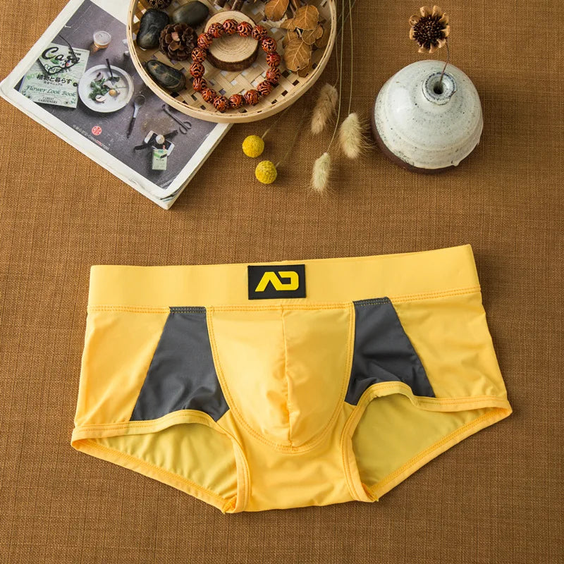 Stylish Color - Blocked Patchwork Men's Underwear Briefs