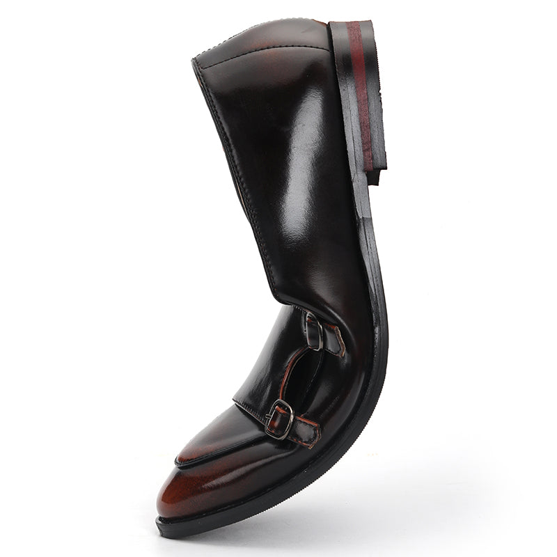 Men's Comfortable and Lightweight Monk Strap Loafers for Spring/Autumn