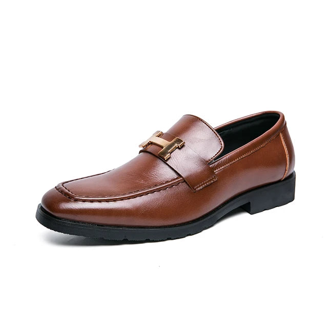 Stylish and Comfortable Breathable Metal Decorated Slip - On Loafers for All Occasions