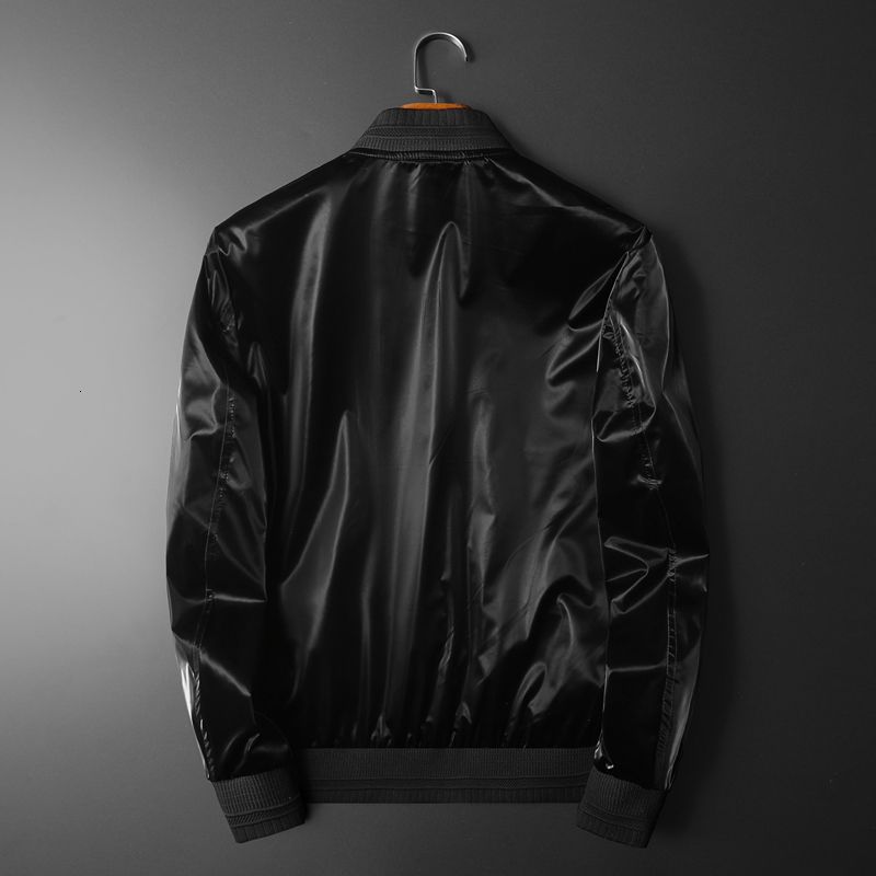 Polyester Long - Sleeved Floral and Bees Printed O - Neck Bomber Jacket