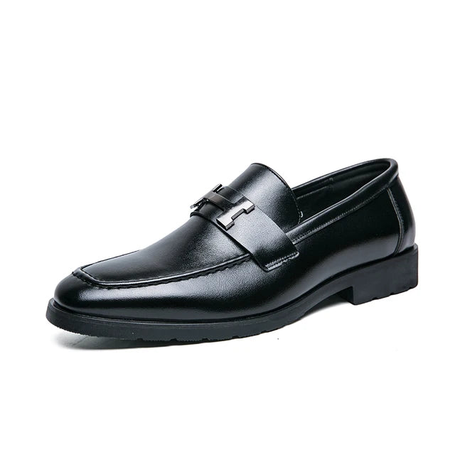 Stylish and Comfortable Breathable Metal Decorated Slip - On Loafers for All Occasions