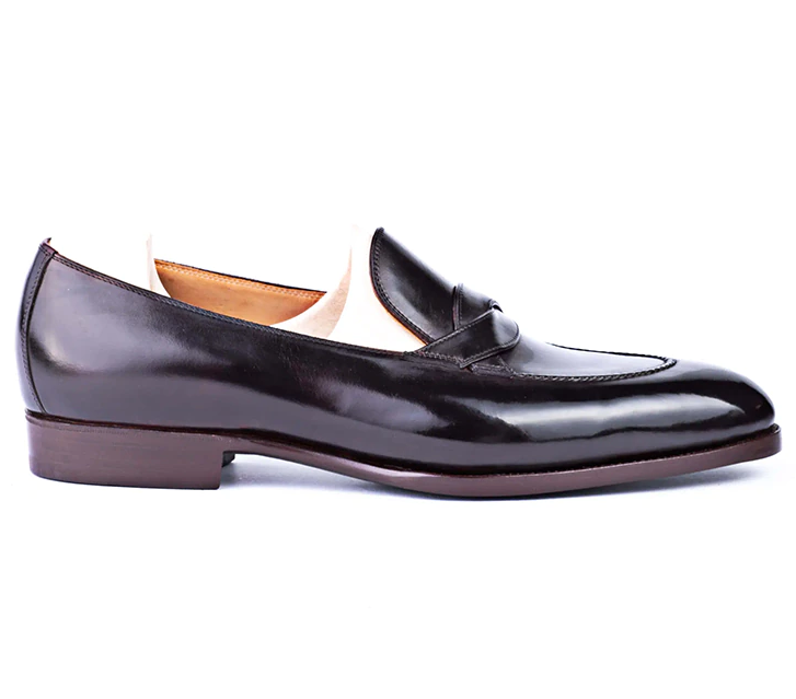 Solid Shine Spine Decorated Slip - on Loafers Shoes for Casual Wear