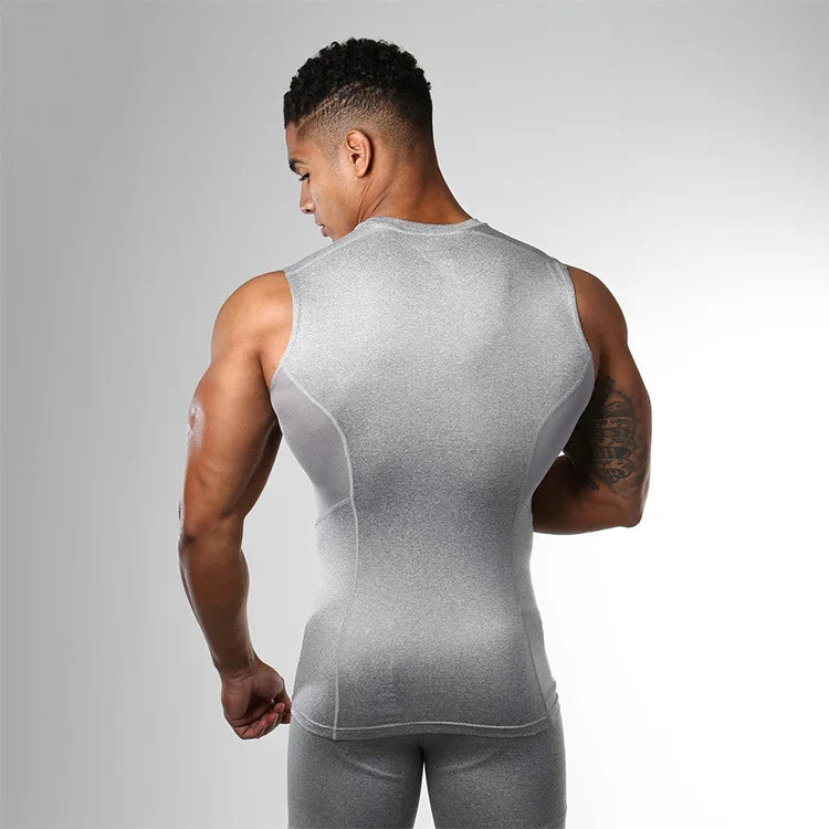 High - Quality Solid Quick - Dry Slim - Fit Polyester Tank Top for Sports