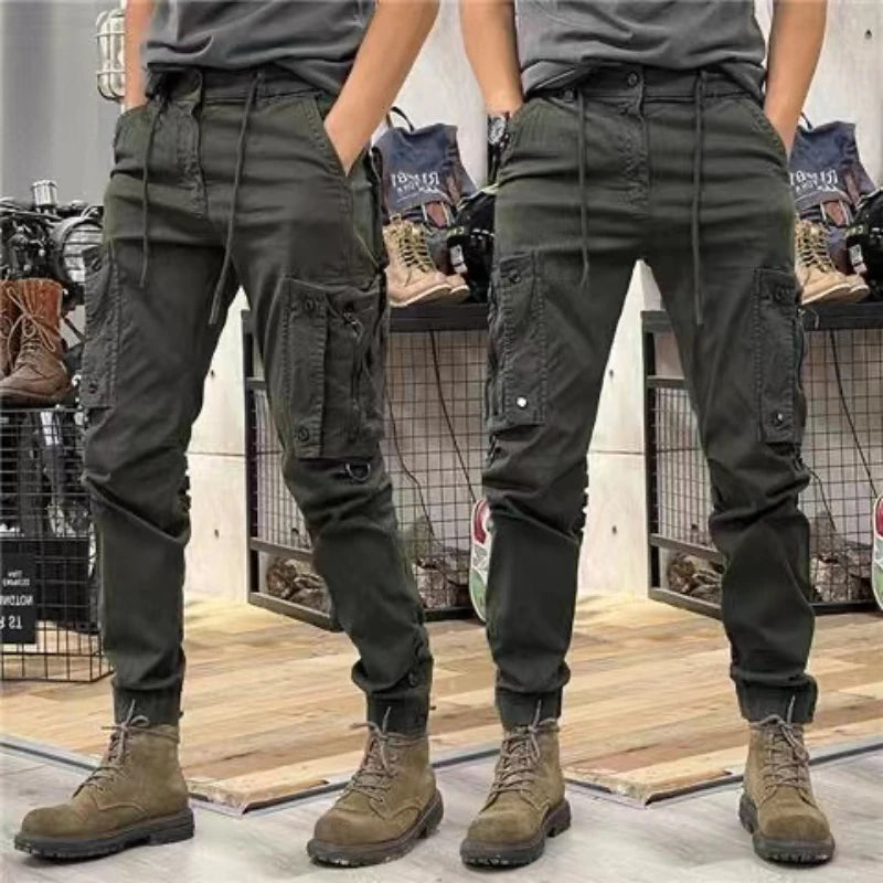 High-Quality Military-Style Tactical Cargo Ankle-Length Pants