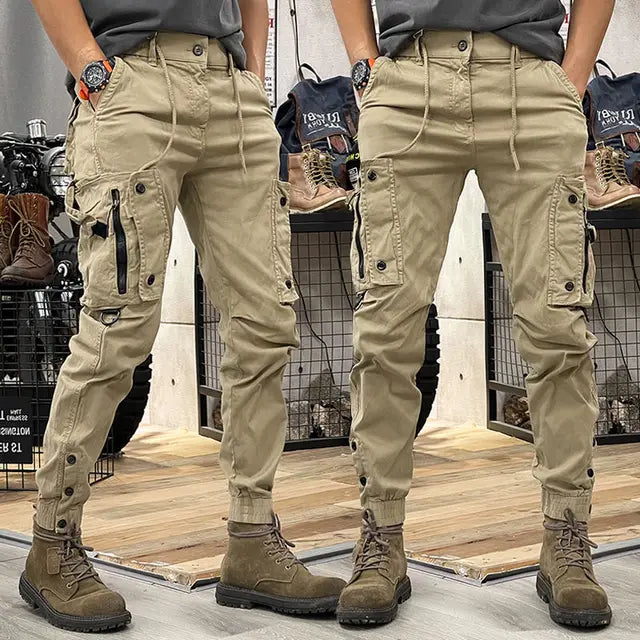 High-Quality Military-Style Tactical Cargo Ankle-Length Pants