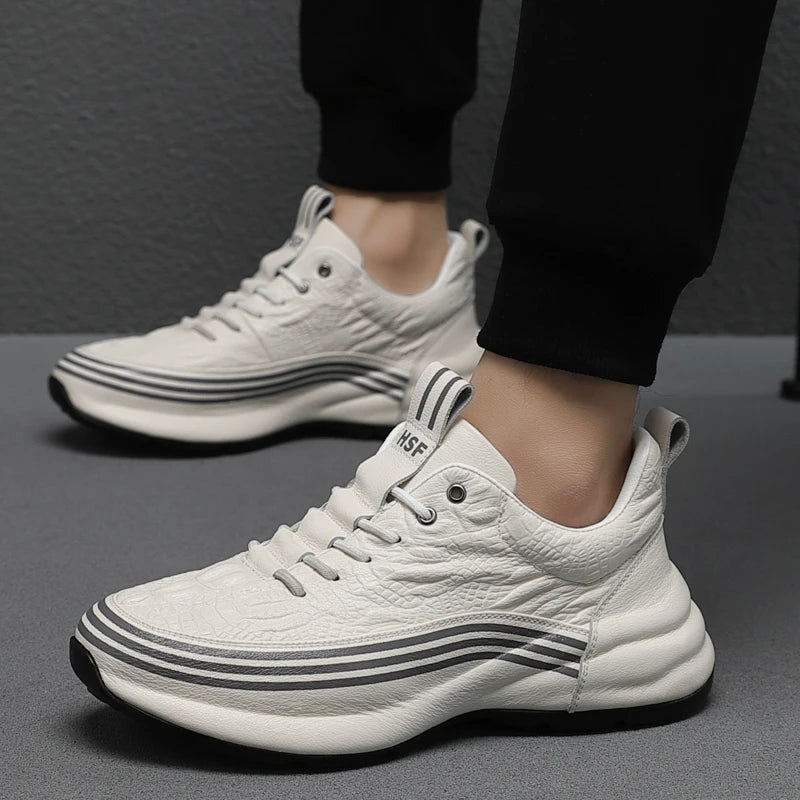 Stylish Casual Height-Increasing and Breathable Men's and Women's Sneakers