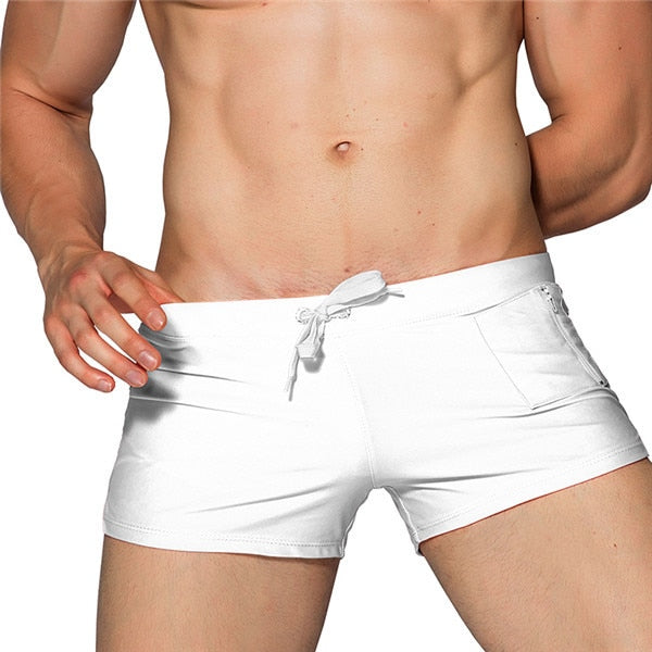 Men's Adjustable Solid Shorts for Comfortable Summer Wear