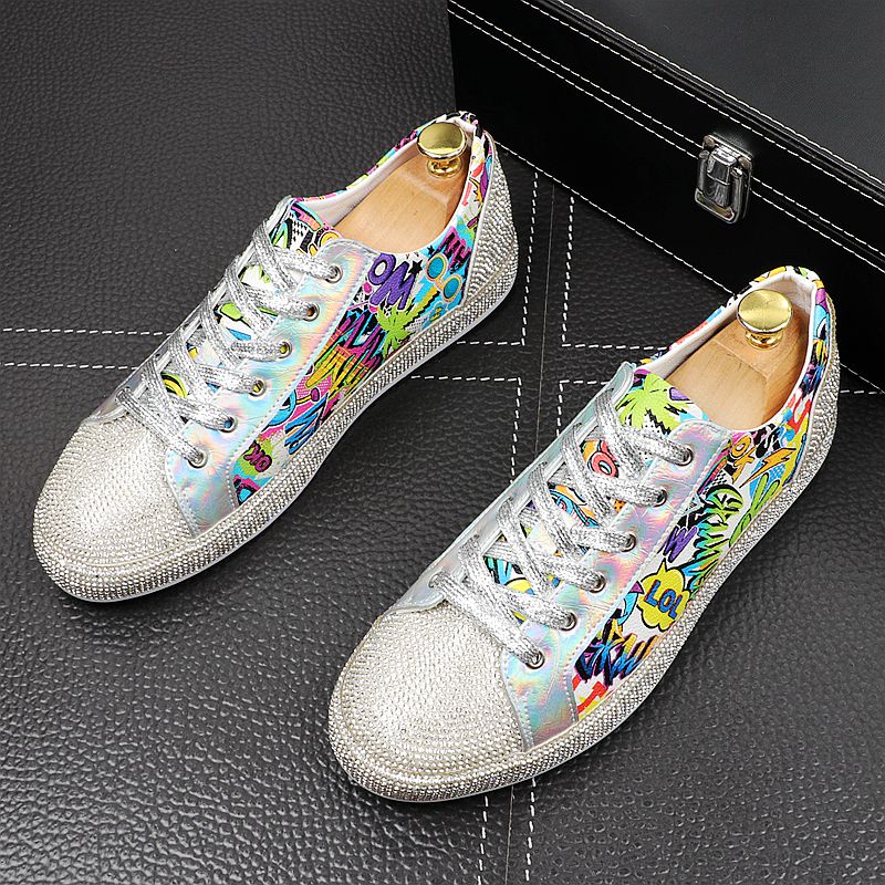 Casual and Trendy Multi-Color Street Style Laugh-Out-Loud Loafers Sneakers for a Fashionable Look