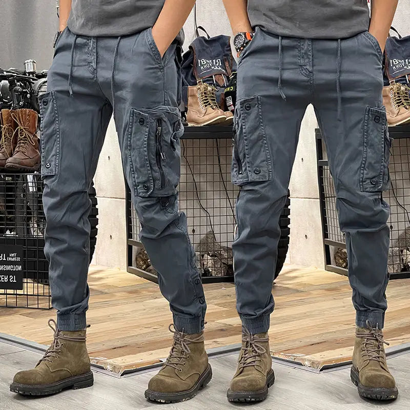 High-Quality Military-Style Tactical Cargo Ankle-Length Pants