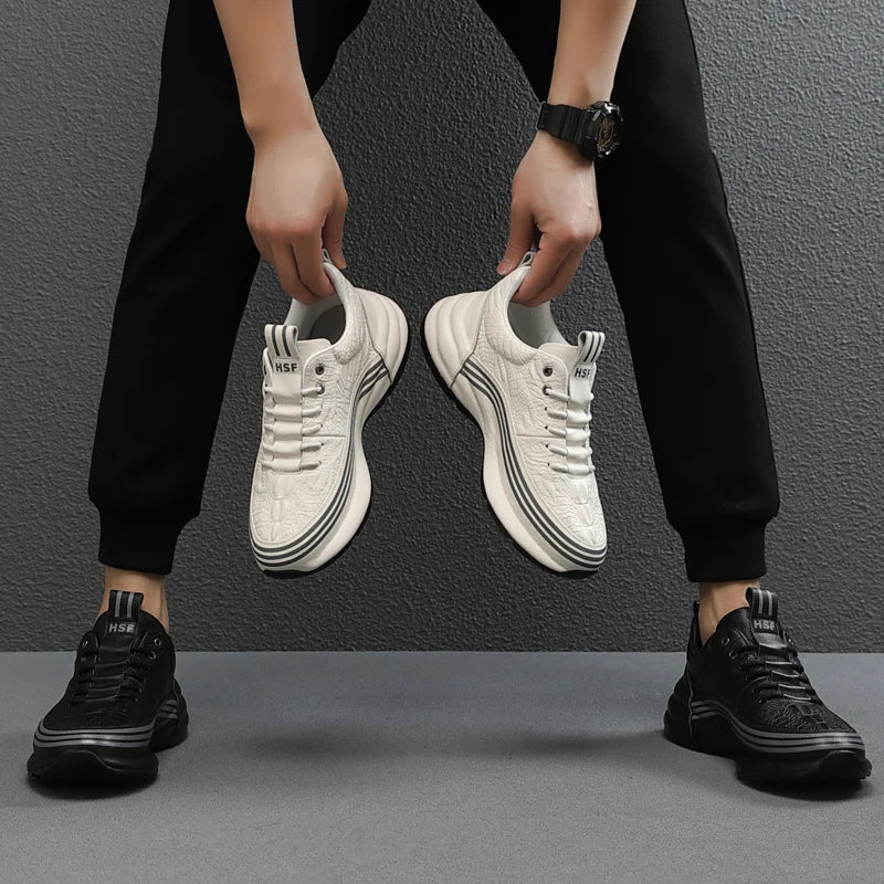 Stylish Casual Height-Increasing and Breathable Men's and Women's Sneakers