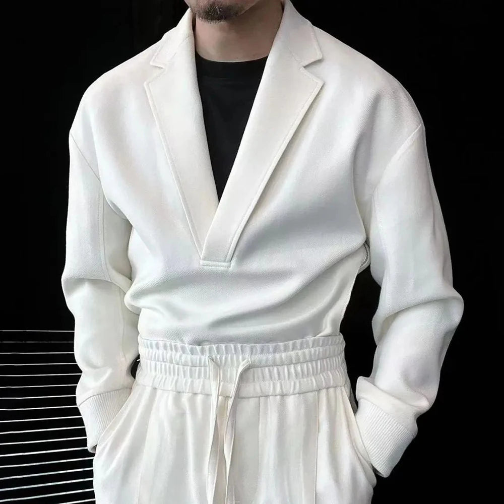 Stylish Casual Double-Zippered Two-Sided Sweater for Everyday Wear