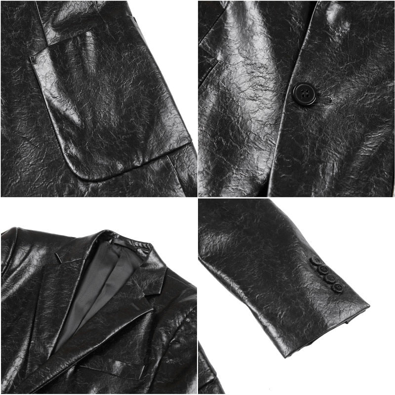 Formal Slim - Fitting British - Style Men's Blazer for Autumn and Winter