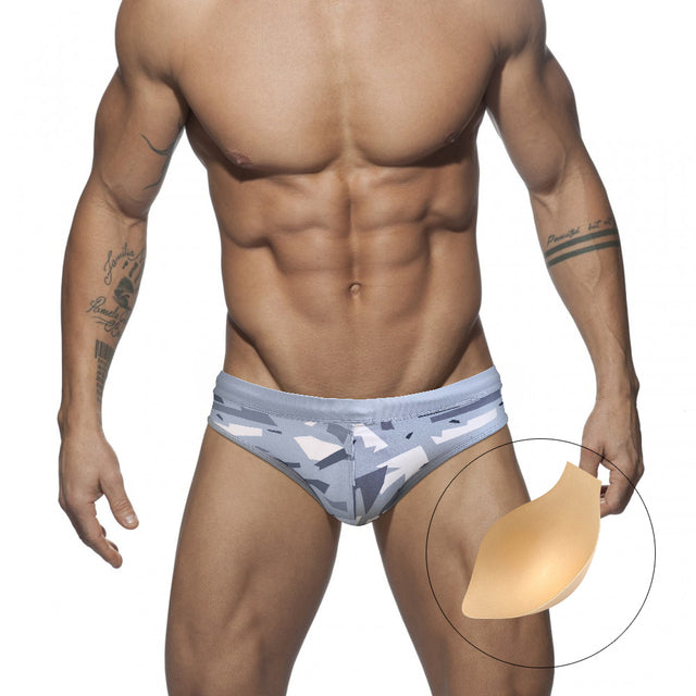 Geometric Pattern Quick - Drying Men's Sexy Brief Underwear