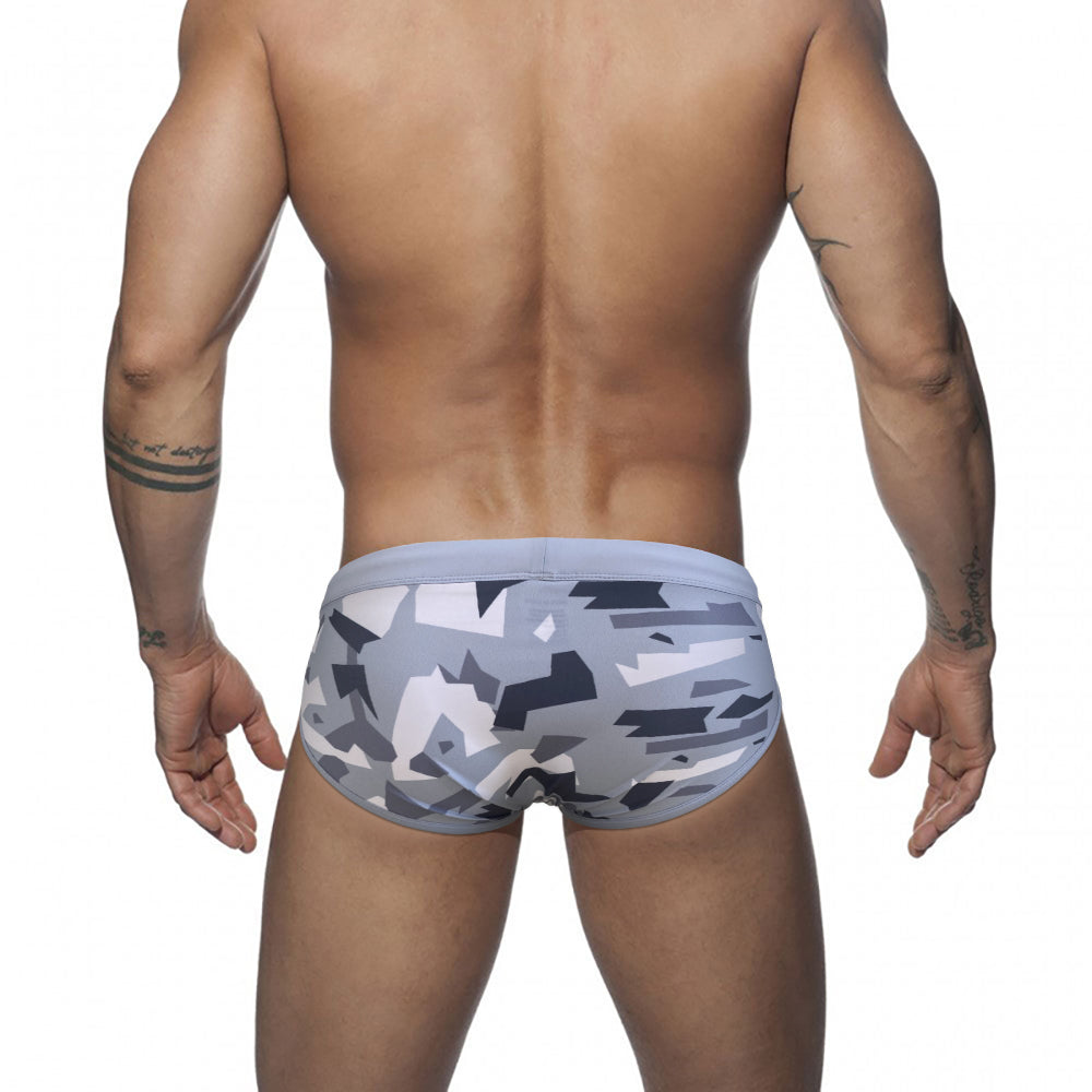 Geometric Pattern Quick - Drying Men's Sexy Brief Underwear